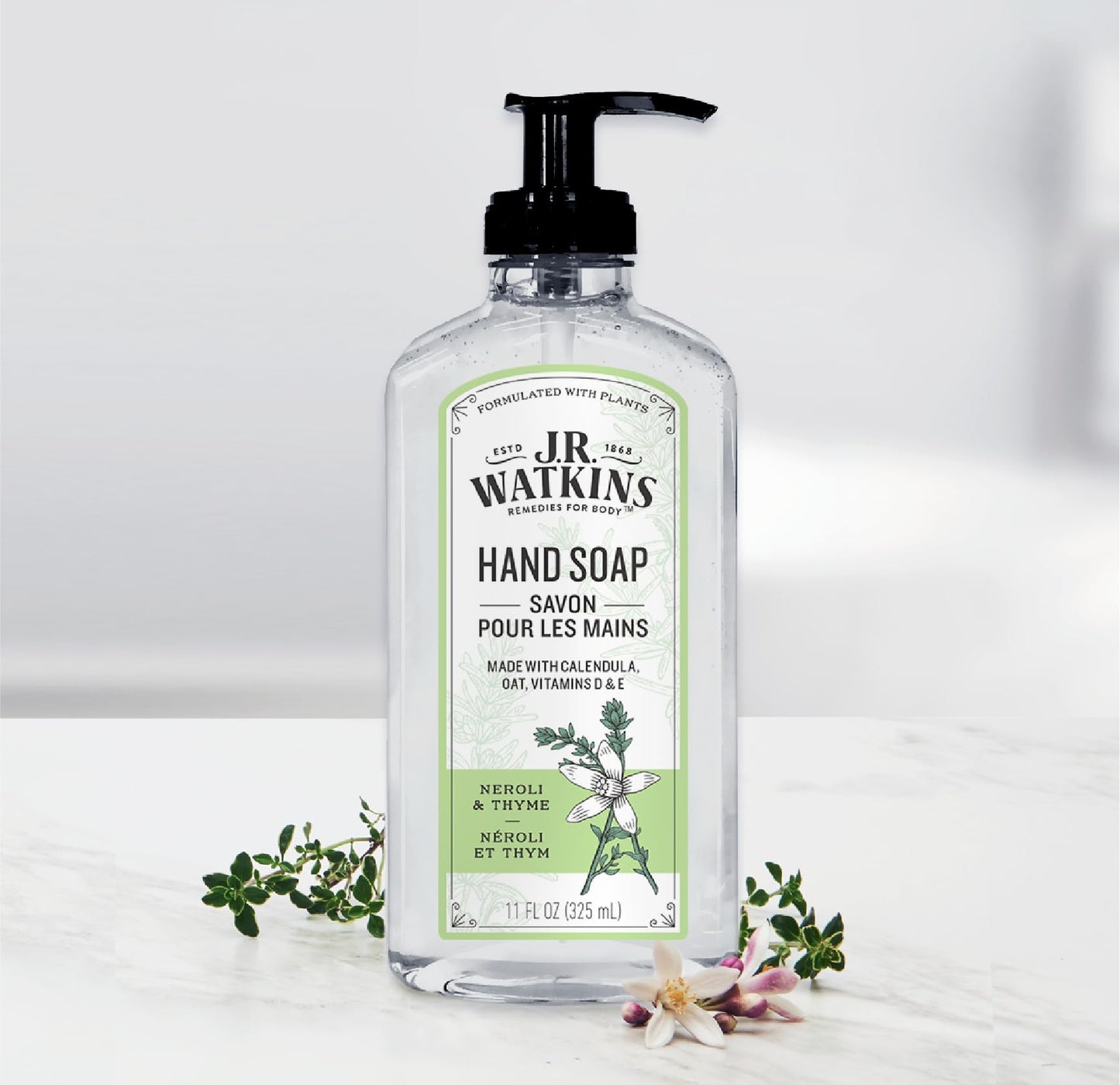 J.R. Watkins Neroli & Thyme Liquid Hand Soap 11 fl oz, pack of 1