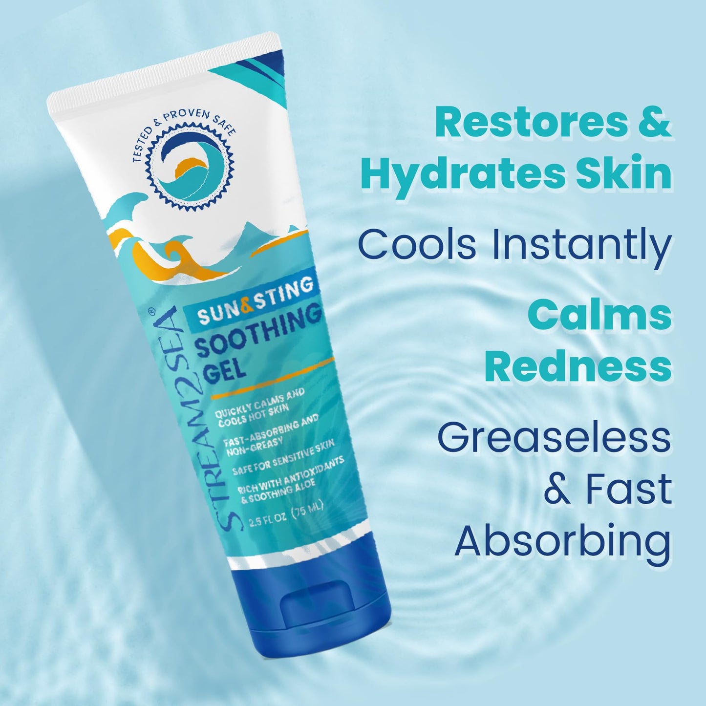 STREAM 2 SEA 6 Pack Natural Travel Sized Toiletries, 1oz Paraben Free Sample Size Shampoo, Conditioner, Lotion, Mineral Sunscreen SPF 20 and SPF 30