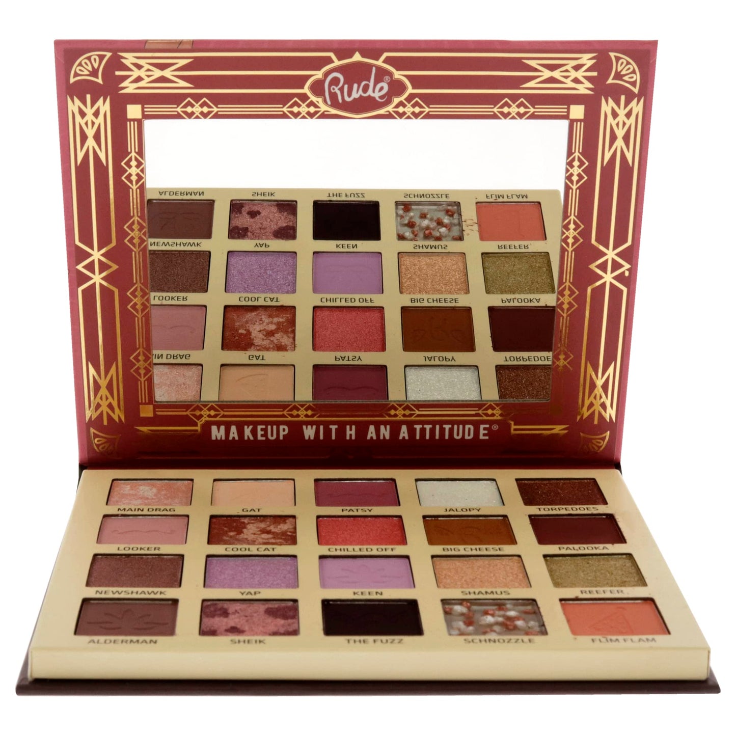 Rude Cosmetics The Roaring 20s Eyeshadow Palette - Excessive Eye Shadow Women 0.84 oz