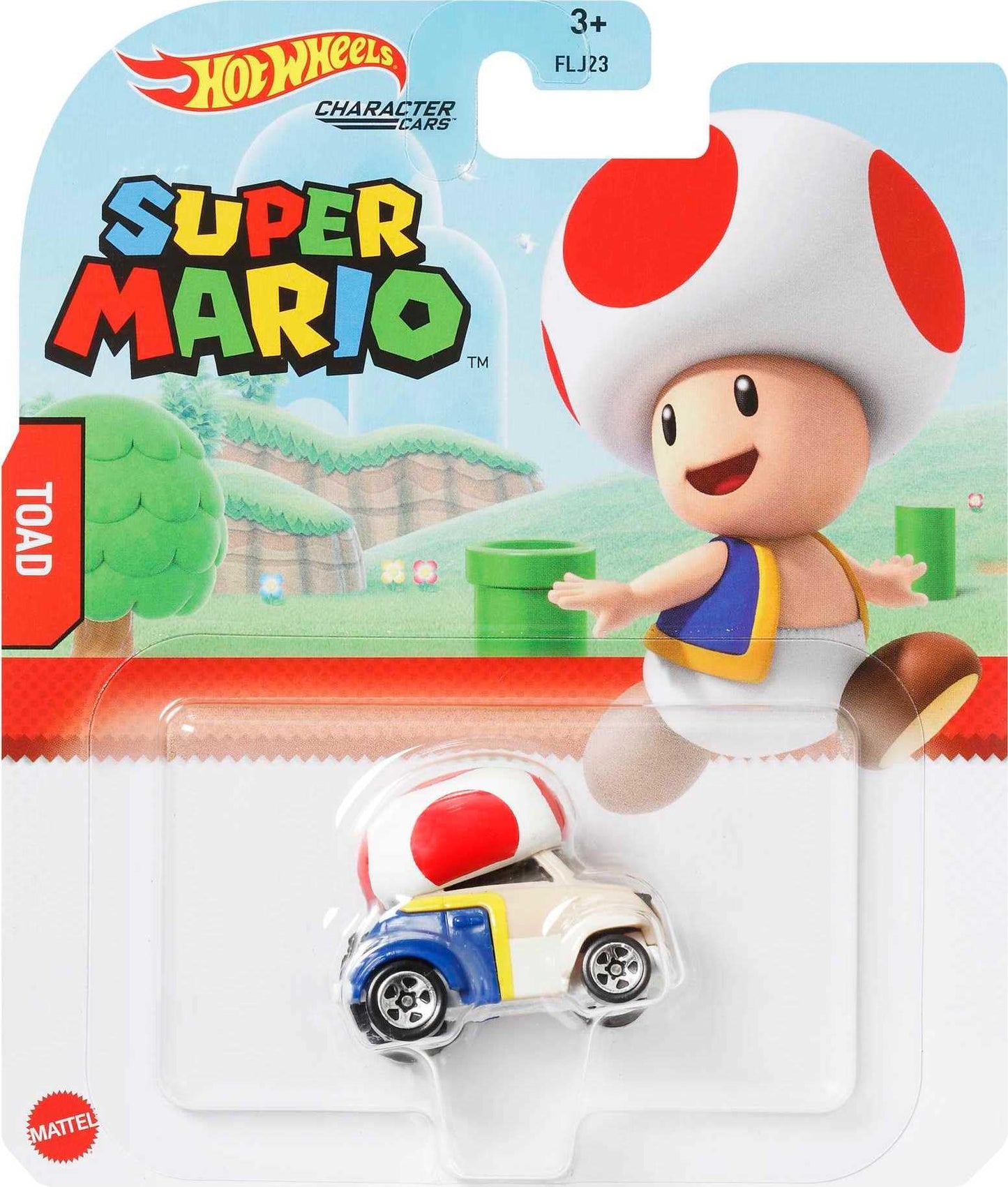 Hot Wheels Super Mario Character Cars Toad Vehicle 6/7
