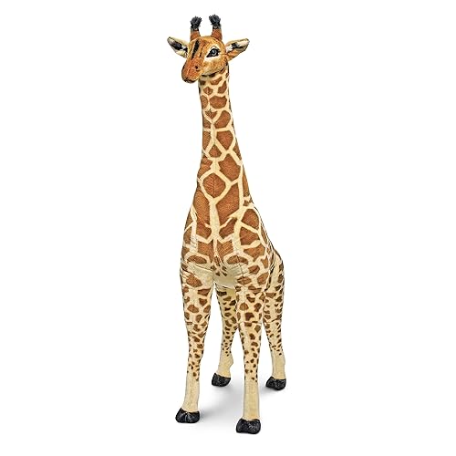 Melissa & Doug Giant Giraffe - Lifelike Stuffed Animal (Over 4 feet Tall)