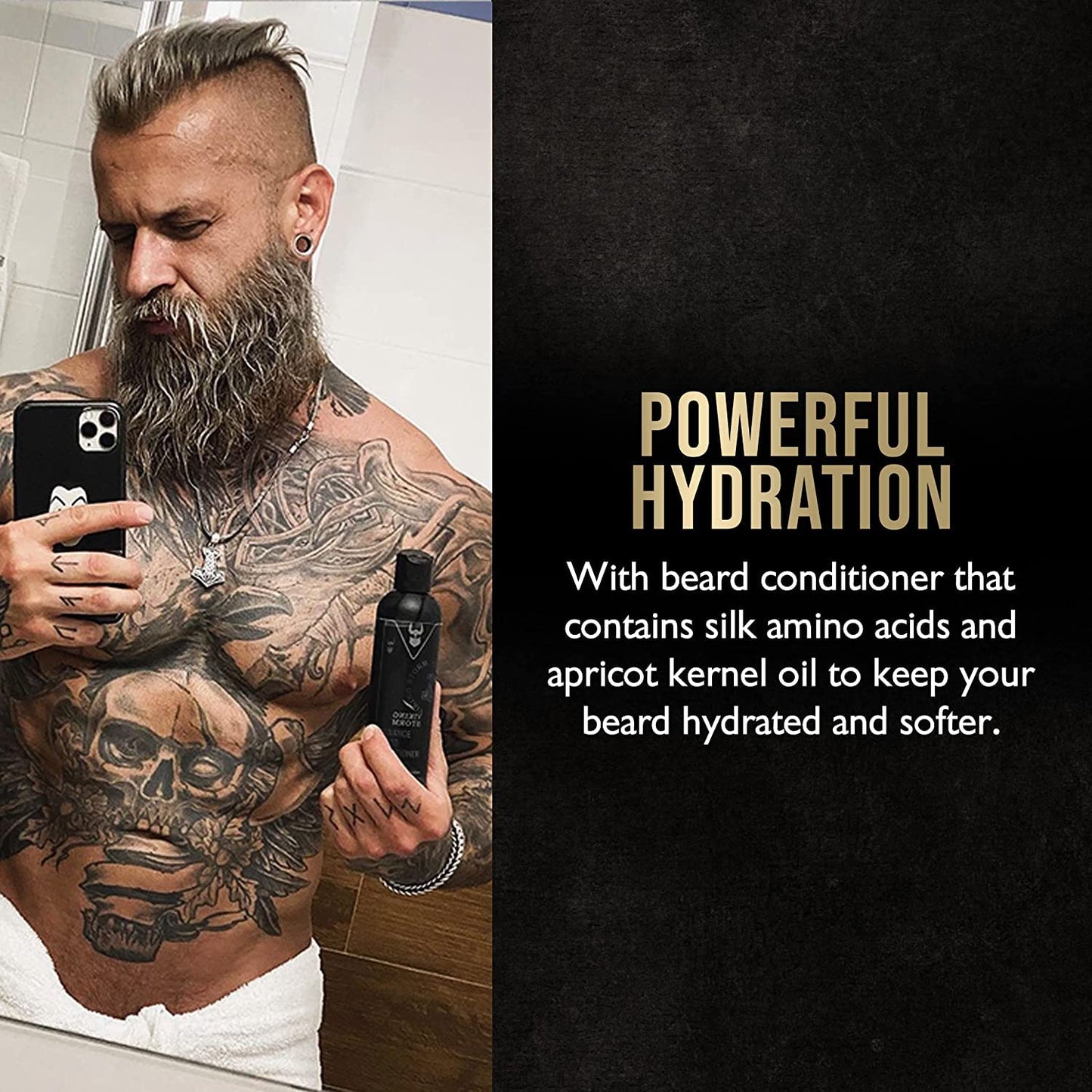 The Beard Struggle - Marksman's Beard Conditioner - Alfheim's Forests, Silver Collection - Nourish, Softens, & Strengthens Beard - Radiance Beard