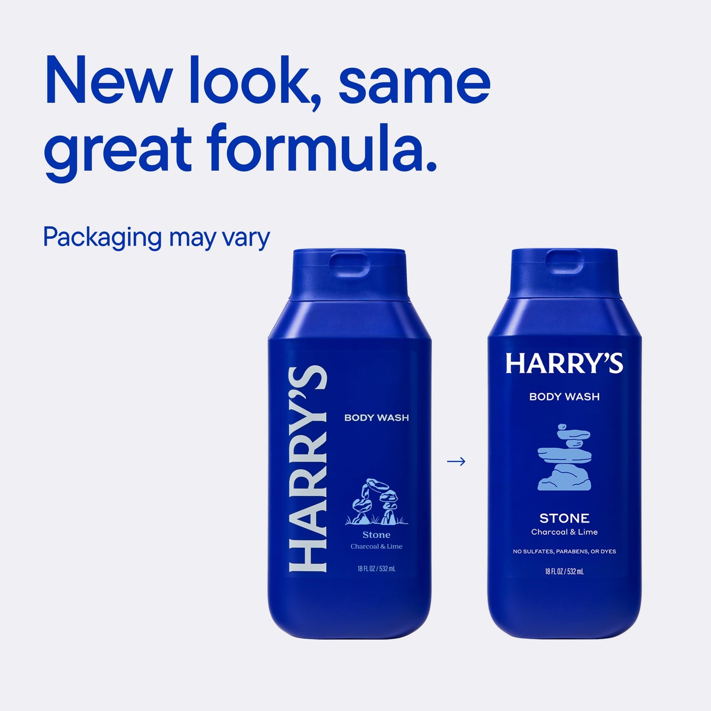 Harry's Men's Body Wash - Stone - (3 Pack) 18 fl oz - Shower Gel for Men - No Parabens, Sulfates, or Dyes