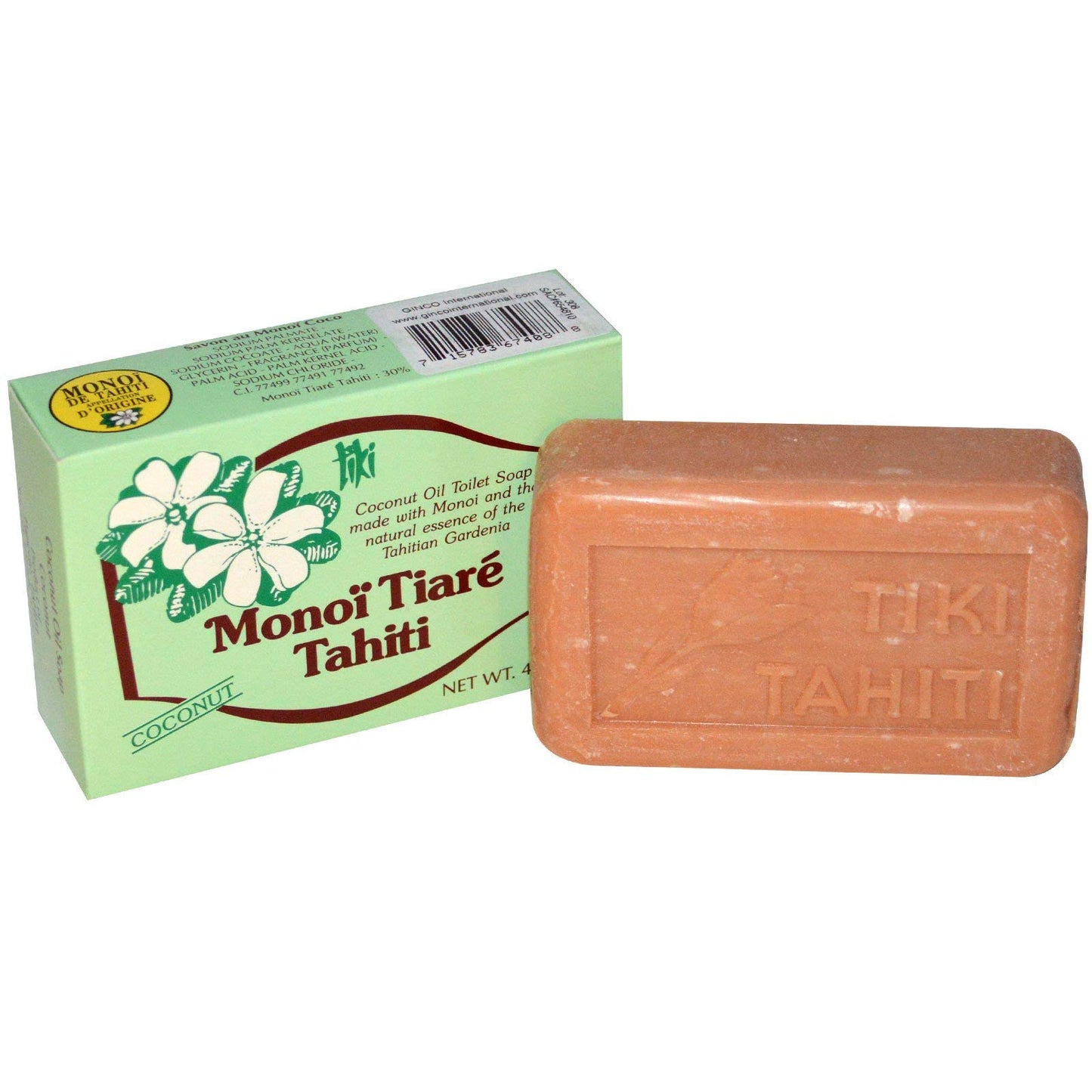 Monoi Bar Soap Coconut 4.6 oz ( Multi-Pack) Beauty & Personal Care Monoi Tiare