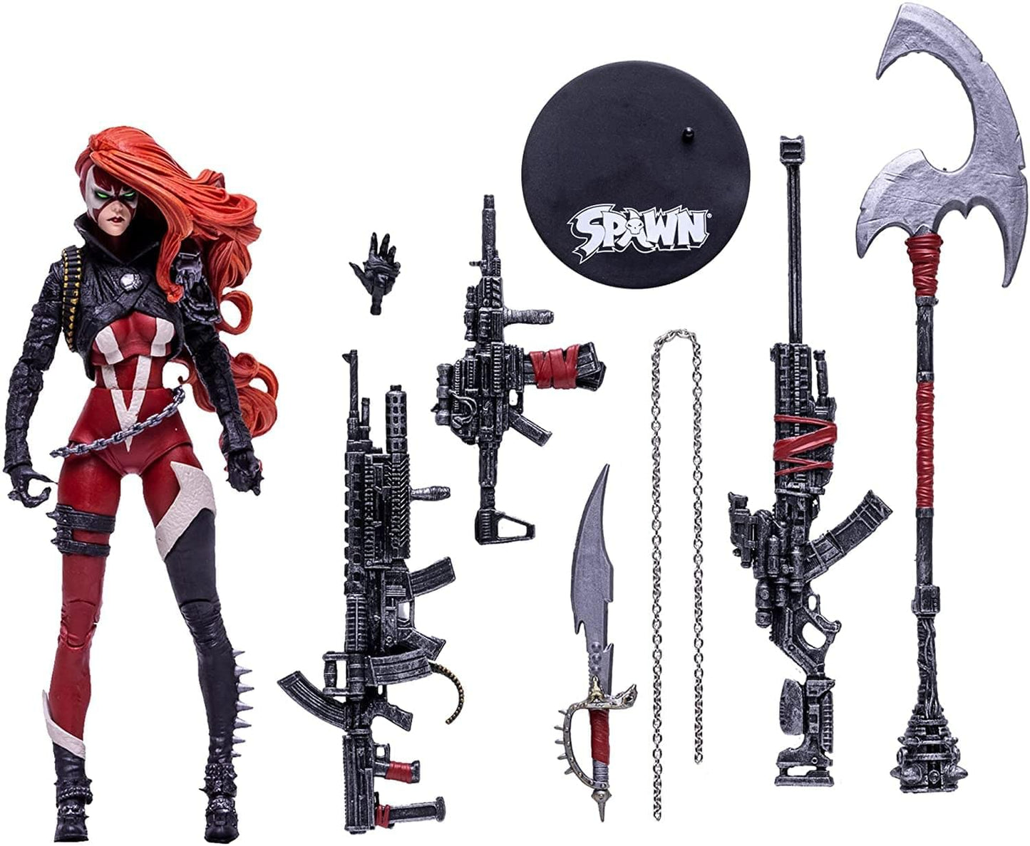 McFarlane Toys Spawn She Spawn 7" Action Figure Deluxe Box Set with Eight Accessories