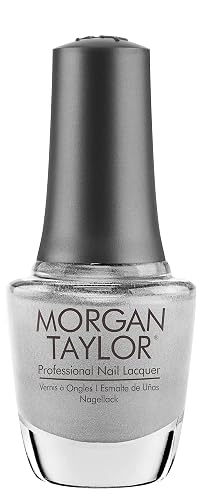 Morgan Taylor Nail Lacquer Disney Villains Collection (Fashion Above All) Silver Professional, Vibrant, Chip-Resistant, Fast-Drying, Long-Lasting Beauty & Personal Care Morgan Taylor