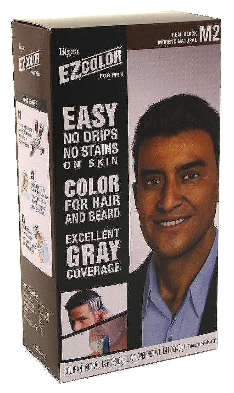 Bigen EZ Color for Men Real Black Kit (Pack of 6)