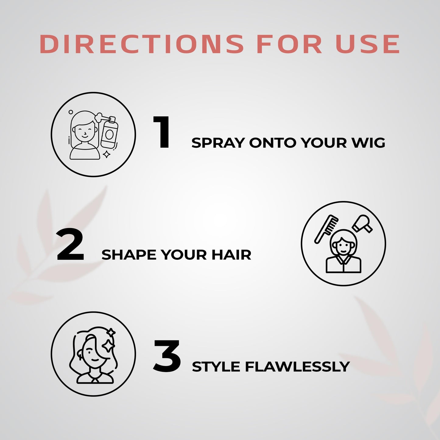 Raquel Welch HairUWear Refresher Spray for Synthetic Wigs, Hair Pieces, and Extensions 8 Fl oz, Clear