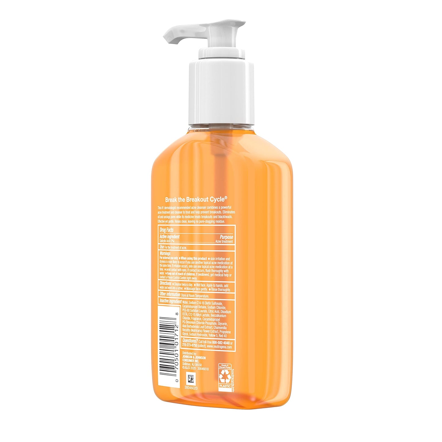 Neutrogena Oil-Free Acne Wash 9.10 oz (6 Pack)