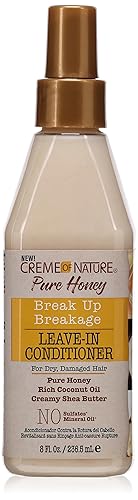 Creme Of Nature Pure Honey Leave-In Conditioner 8 Ounce Pump (236ml) (2 Pack)