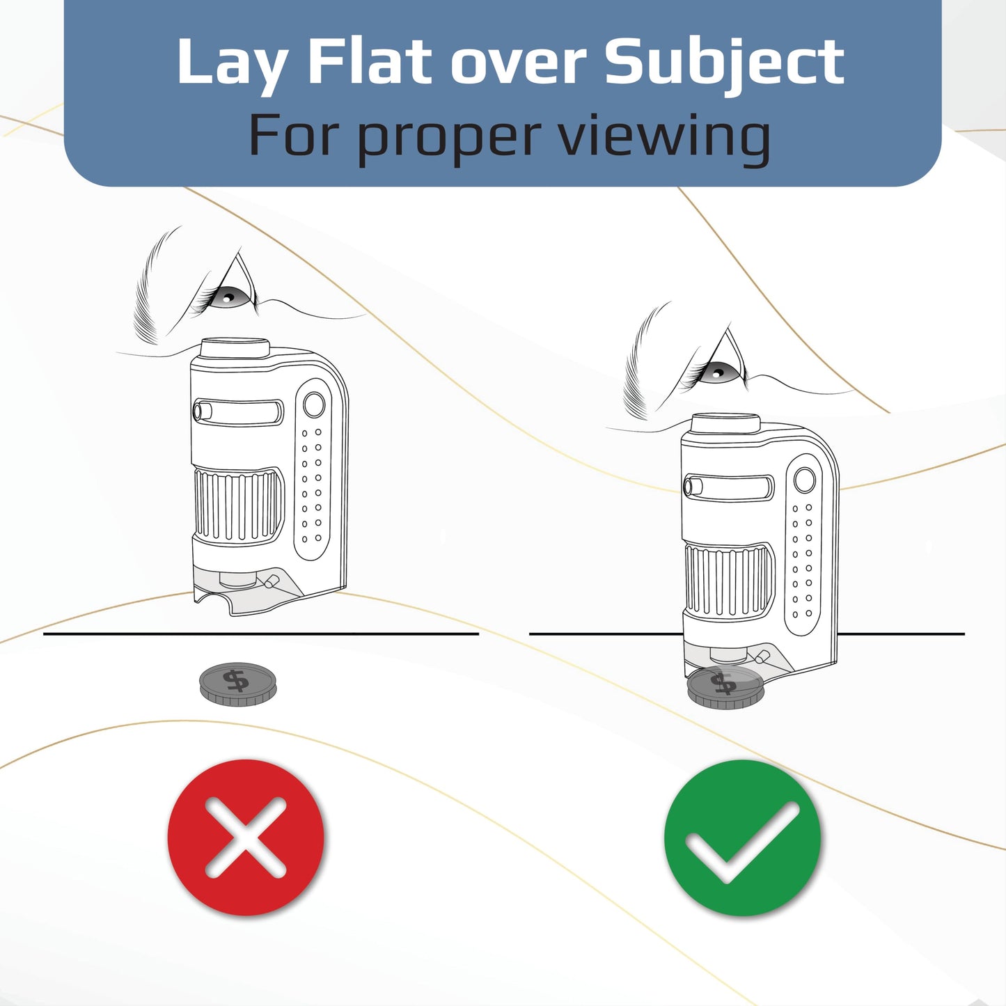 Carson MicroBrite Plus 60x-120x LED Pocket Microscope – Mini Handheld STEM Toy for Students & Science Labs (MM-300)