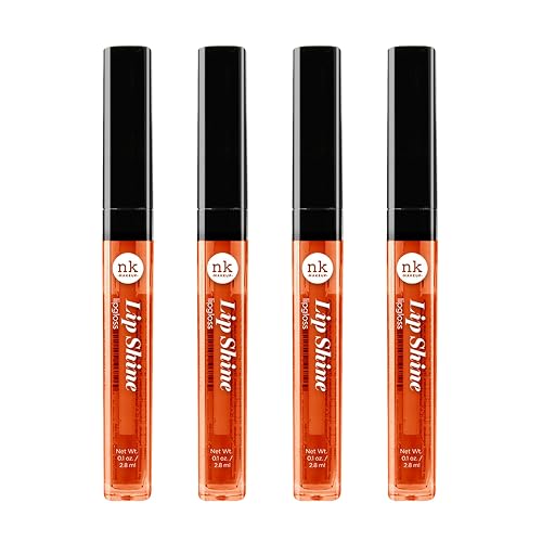 NICKA K NEW YORK Lip Shine, Cosmetics, vibrant colors, bright colors, shining lips, lip shine, long lasting (AMZ239)
