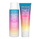 Pacifica Pineapple Curls Shampoo & Conditioner Set - Curl Defining Hair Care for Curly & Coily Hair, Enhances Bounce & Reduces Frizz Sulfate Free