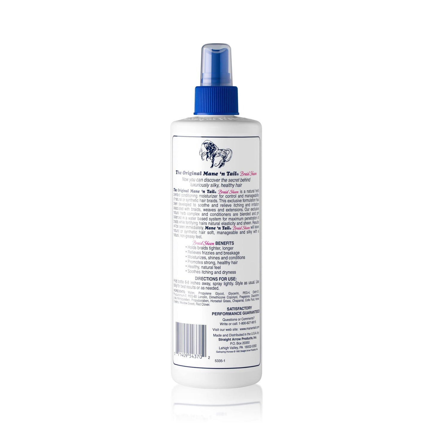 Mane 'n Tail Braid Sheen Spray, 12 Oz, MNT543706