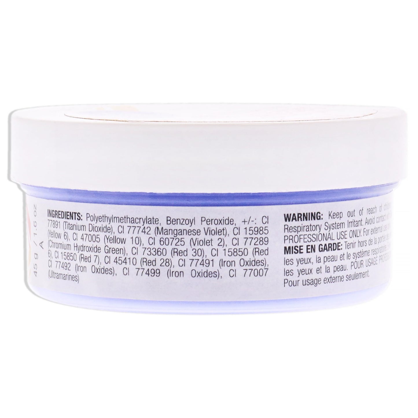 Colour Acrylic Powder - Blueberry Blue by Cuccio PRO for Women - 1.6 oz Acrylic Powder Beauty & Personal Care Cuccio