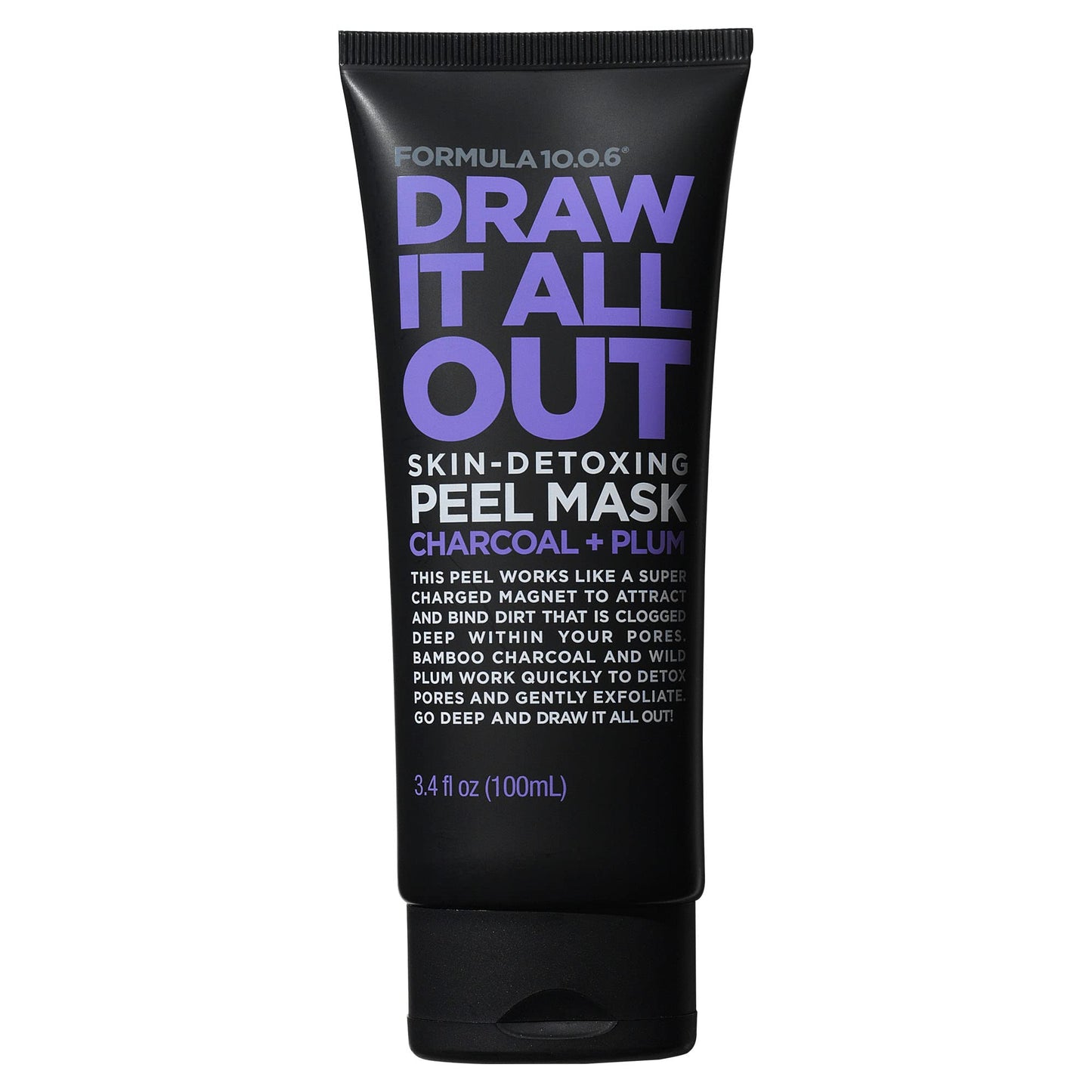 FORMULA 10.0.6 - Draw It All Out Skin-Detoxing Charcoal Peel Mask 3.4 fl oz (100ml)