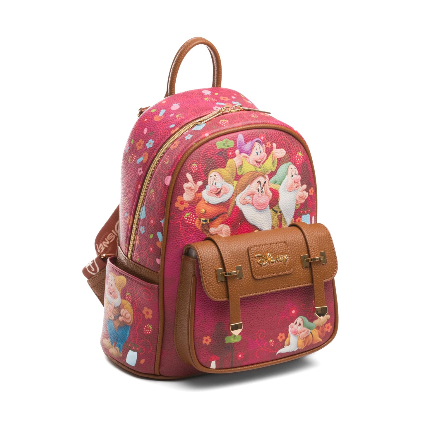 Wondapop Disney Snow White And The Seven Dwarfs 11" Vegan Leather Fashion Mini Backpack