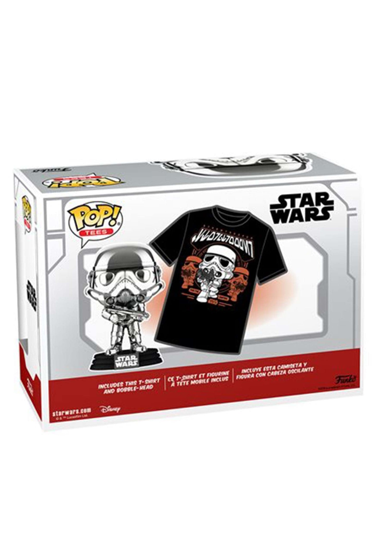Funko Pop! & Tee: Star Wars Stormtrooper- L