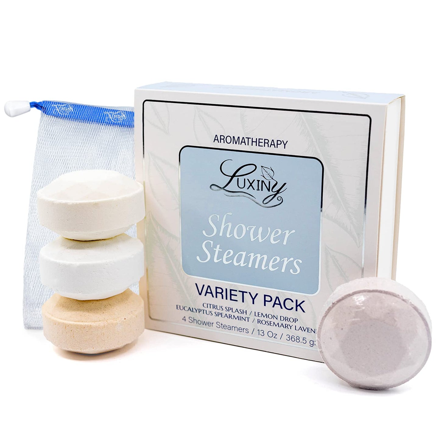 Shower Bombs Aromatherapy in Your Shower, American Made by Luxiny, Shower Steamer Tablets Melt to Release a Fragrant Vapor for Natural Stress Relief…