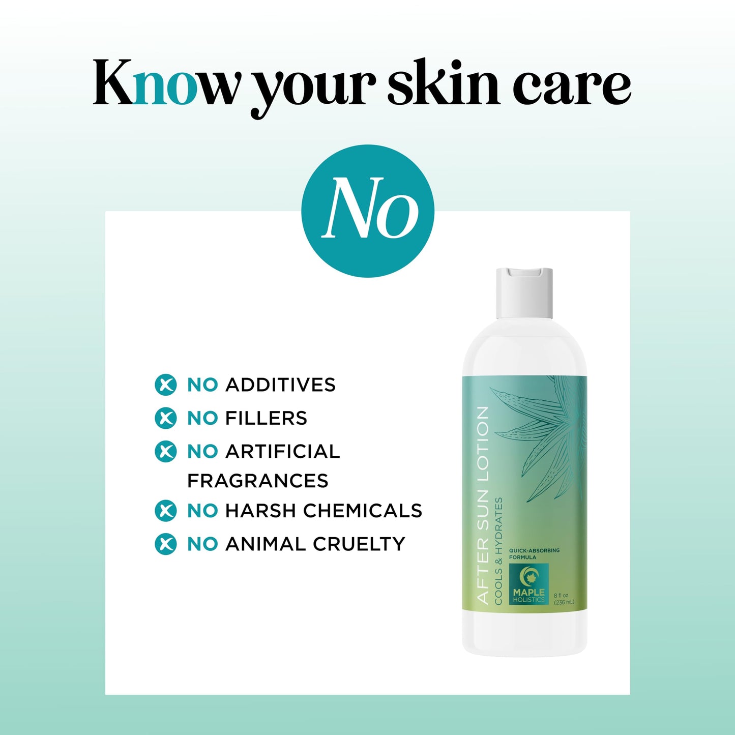 After Sun Lotion with Aloe Vera - Ultra Cooling Aloe Vera for Sunburn Hydration with Cocoa Butter & Rosehip Oil - Hydrating Aloe Lotion After Sun