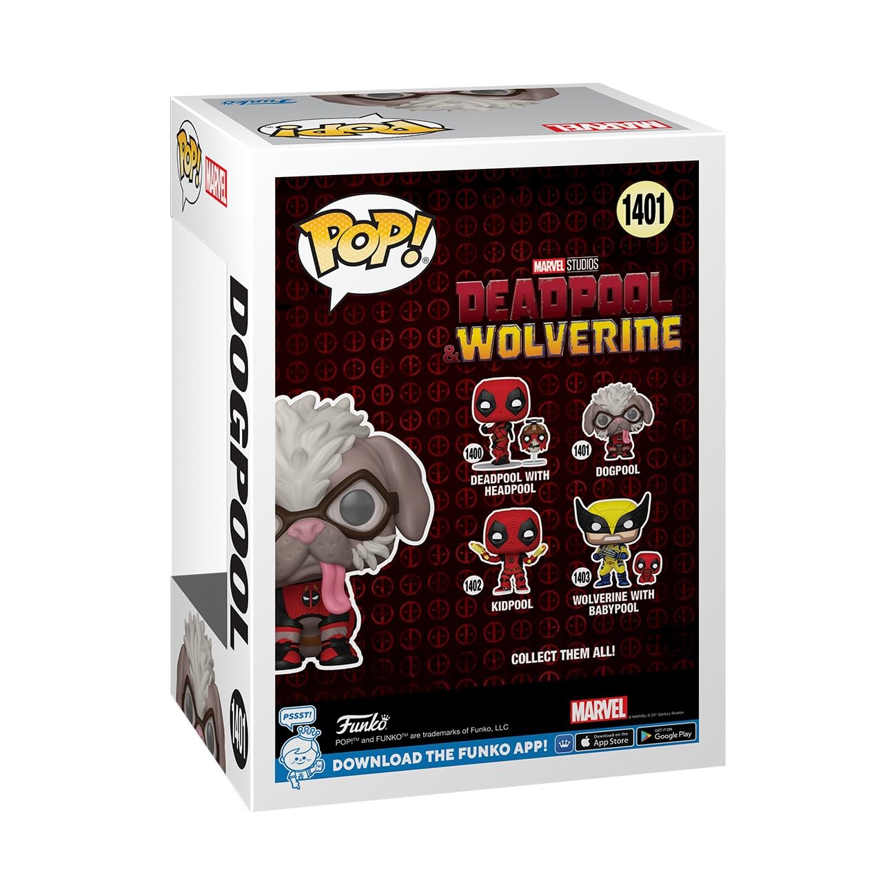 Funko POP! Marvel: Deadpool & Wolverine - Dogpool - Collectable Vinyl Figure - Gift Idea - Official Merchandise - for Kids & Adults - Movies Fans…