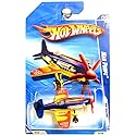 Hot Wheels 2010 HW Racing Mad Propz Airplane Plane Blue Yellow and Red