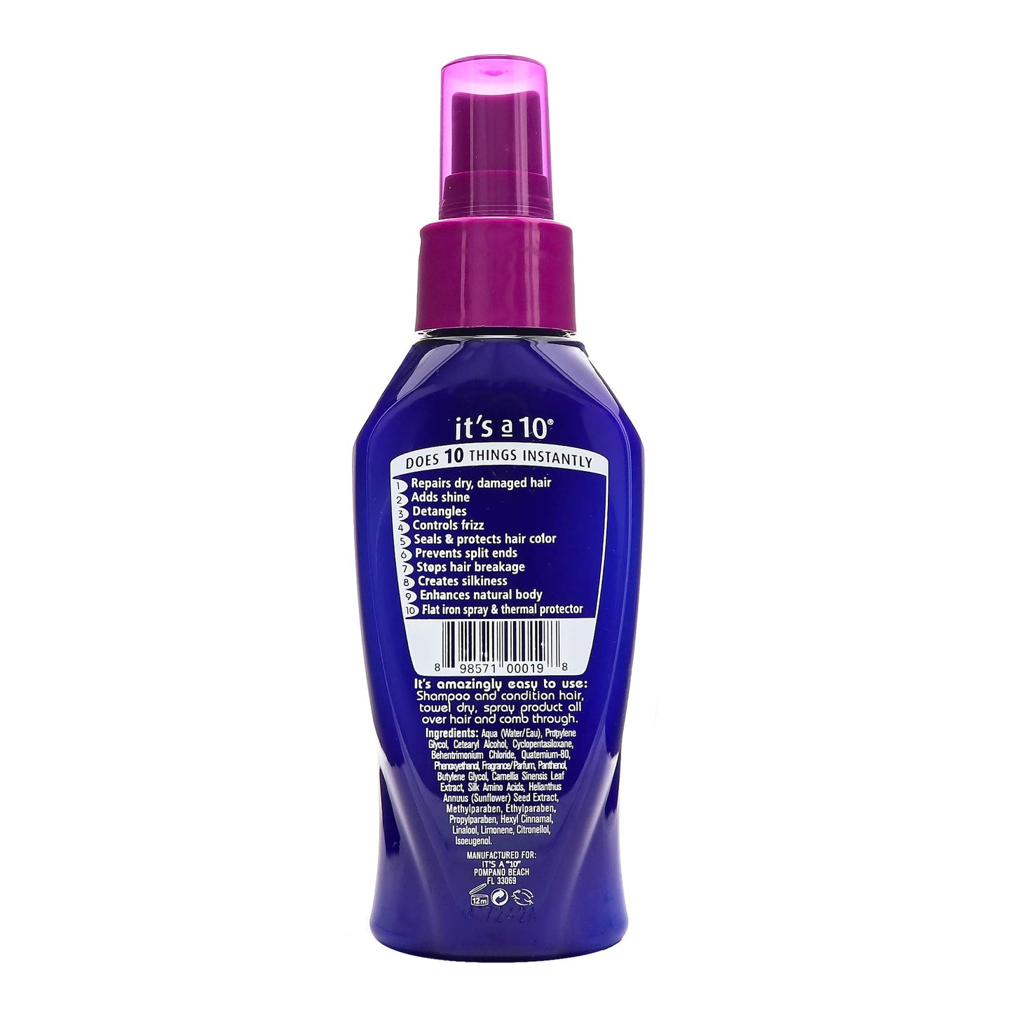 it's a 10 Haircare Miracle Leave-In Product, 4 fl. oz. (Pack of 5)