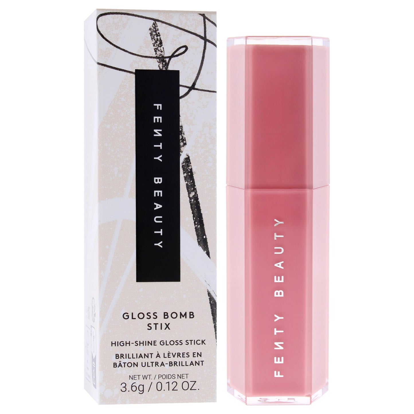 Gloss Bomb Stix High Shine Gloss - 04 Is It Fussy by Fenty Beauty for Women - 0.12 oz Lipstick