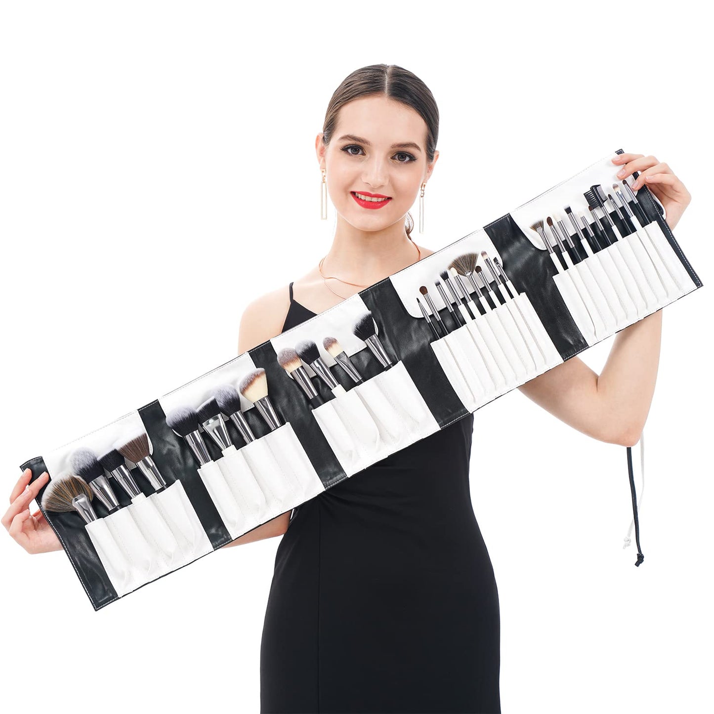 DUcare Professional Makeup Brushes Set 31Pcs Panda Series Makeup Brush Set Kabuki Foundation Blending Face Powder Blush Concealers Eye Shadows