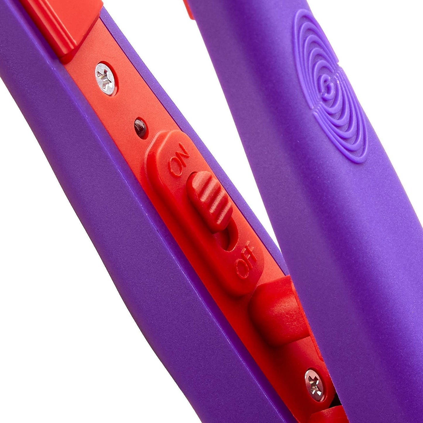Hot Beauty Professional Ceramic Mini Flat Iron 1/2", Anti-Frizz, Fast Heating, Versatile Styling for Curly & Straight Hair, Ideal for Traveling
