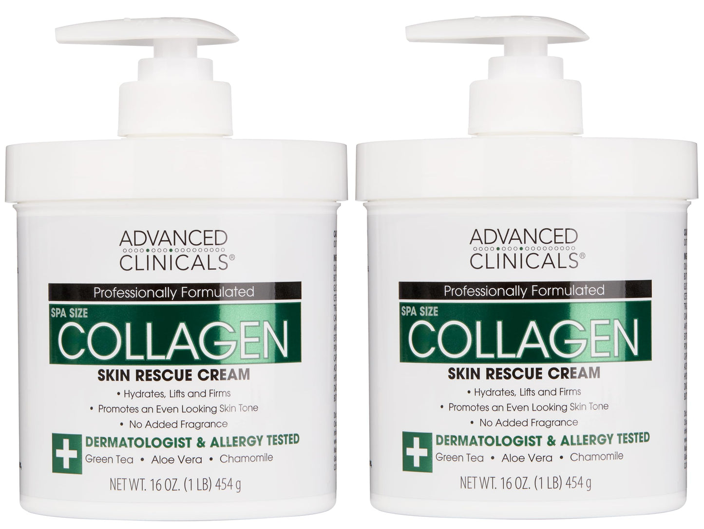 Advanced Clinicals Collagen Cream Body Lotion & Face Moisturizer W/Vitamin E | Skincare Moisturizing Collagen Lotion For Women, Men, Hand, & Neck