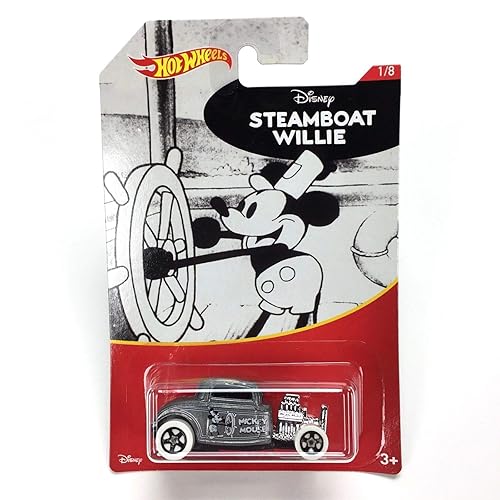 Hot Wheels 1932 Ford Steamboat Willie Mickey Mouse Disney Series 1/8