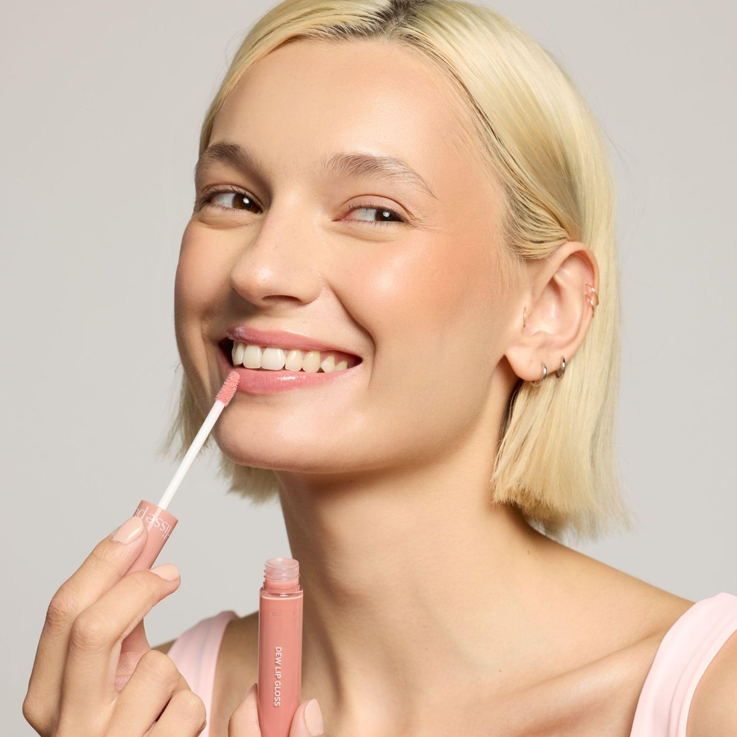 p?rlisse Dew Moisturizing Lip Gloss - Hydrating & Non-Sticky Long Lasting Lip Gloss - Enriched with Bakuchiol, Mango Seed Butter & Avocado Oil