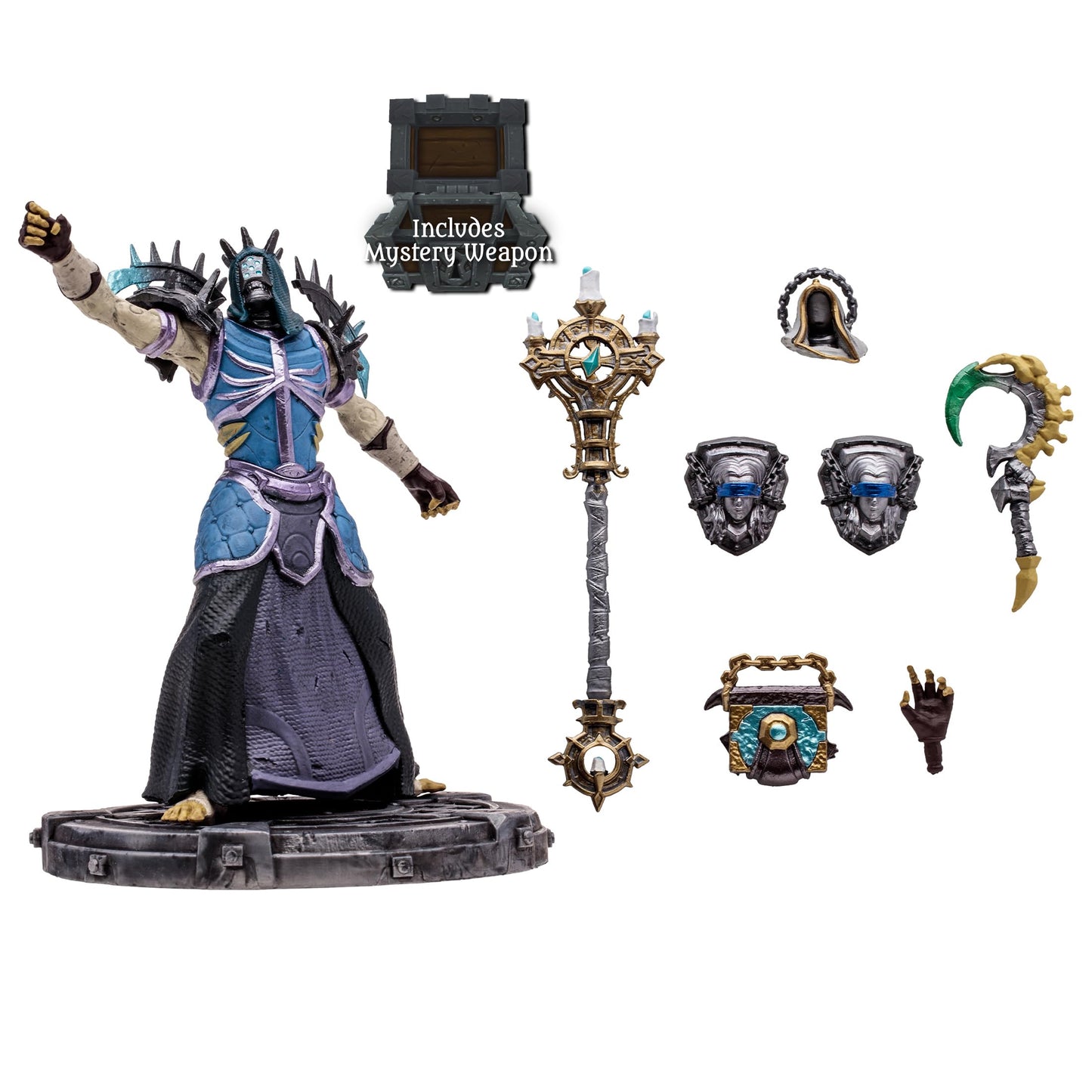 McFarlane Toys - World of Warcraft Undead: Priest/Warlock (Epic) 1:12 Scale Posed Figure