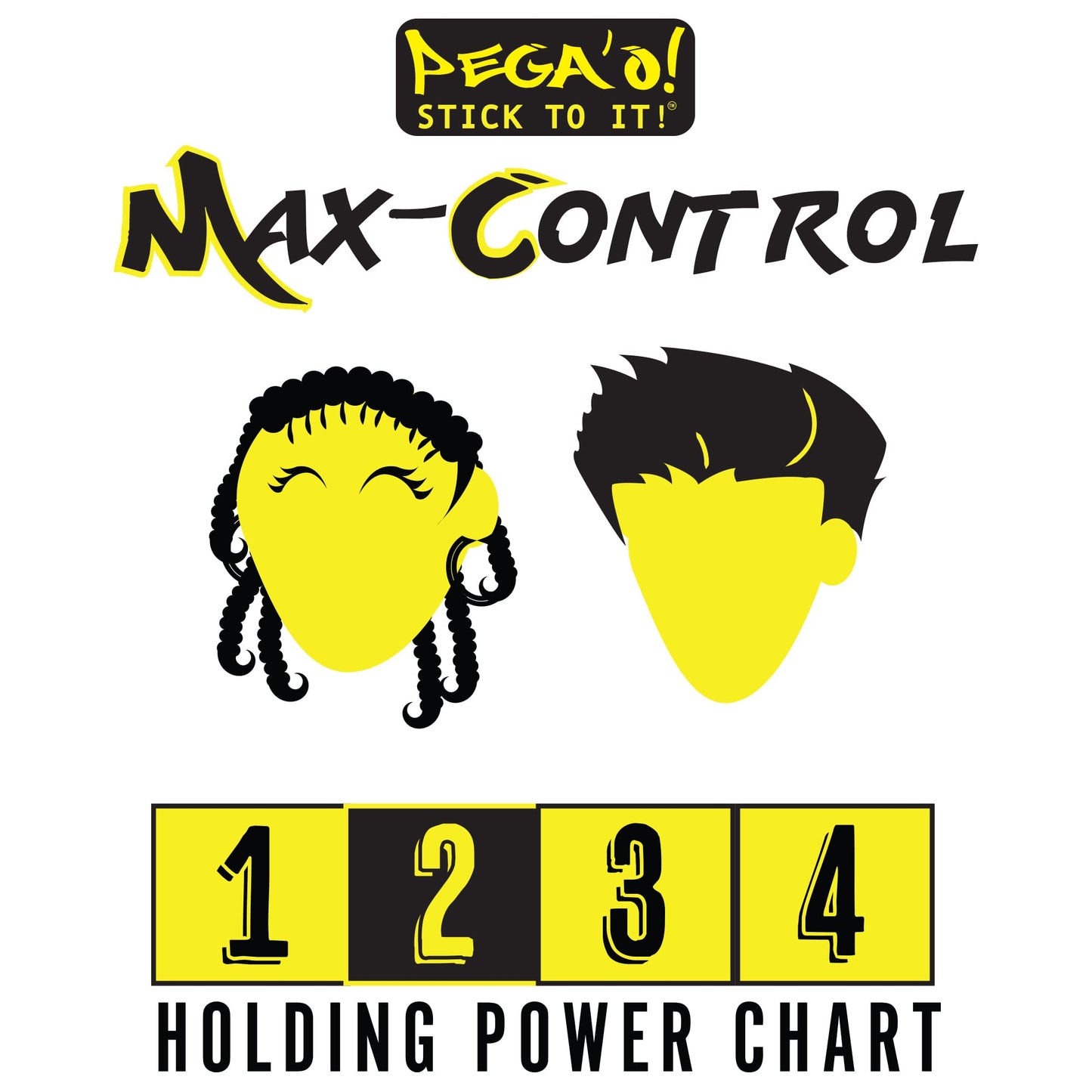 PEGA'O! Max Control - Gel For Radical Creations, Level 2 Holding Power, Free From Alcohol, Sulfates, Mineral Oil, Parabens, Delivers a Hold For Hair