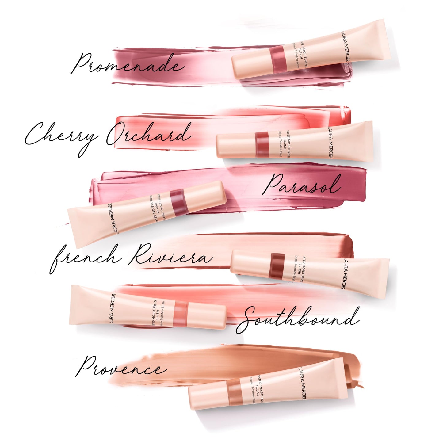 Laura Mercier Tinted Moisturizer Blush: Long Lasting Cream Blush, Lightweight, Buildable Coverage, 12 HR Hydrating Wear, Crème and Shimmer Finishes