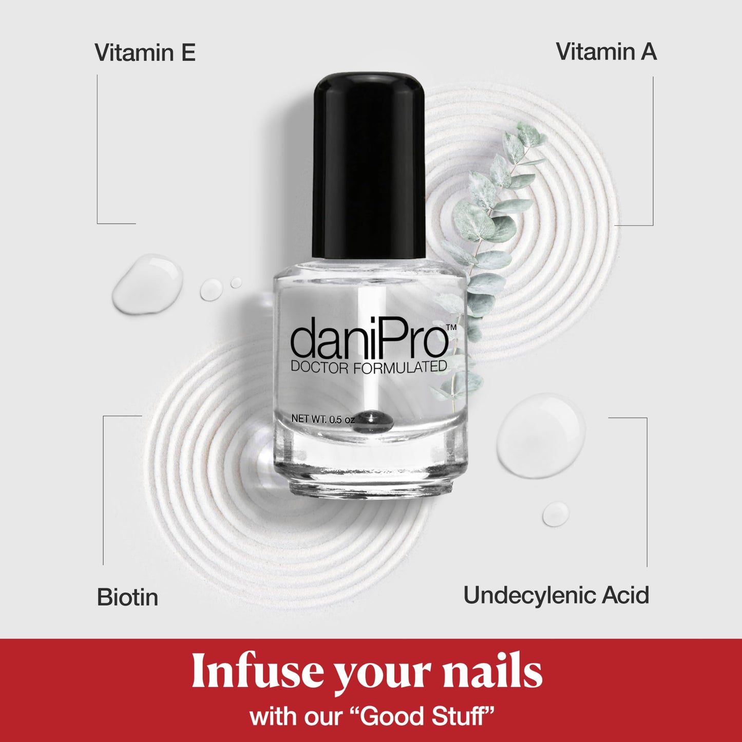 daniPro Doctor Formulated Nail Polish - Clear Top Coat