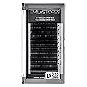 EMILYSTORES Eyelash Extensions 0.15mm Thickness D Curl Length 13mm Volume Individual eyelashes For Lash Extension(0.15,D,13mm)