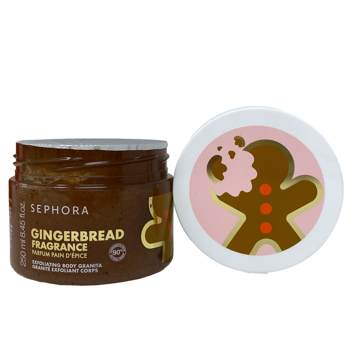 SEPHORA COLLECTION Gingerbread Set - Bubble Shower Gel, Moisturizing body Lotion, Scented Body Mist, Exfoliating Body Granita Full Size. Beauty & Personal Care SEPHORA