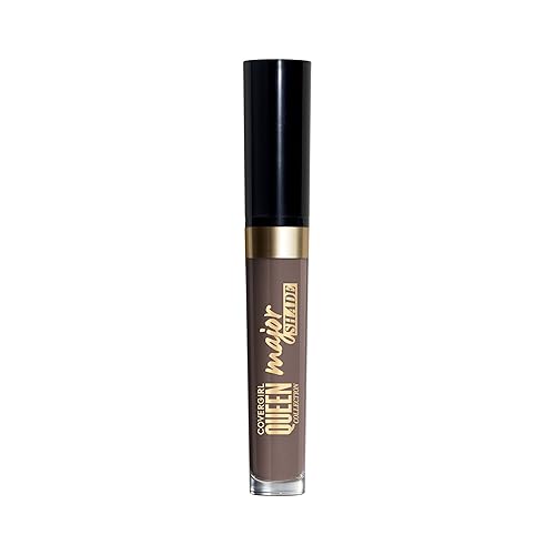 COVERGIRL Queen Collection Major Shade Matte Liquid Lipstick, Clean Slate, 0.11 Pound (packaging may vary)