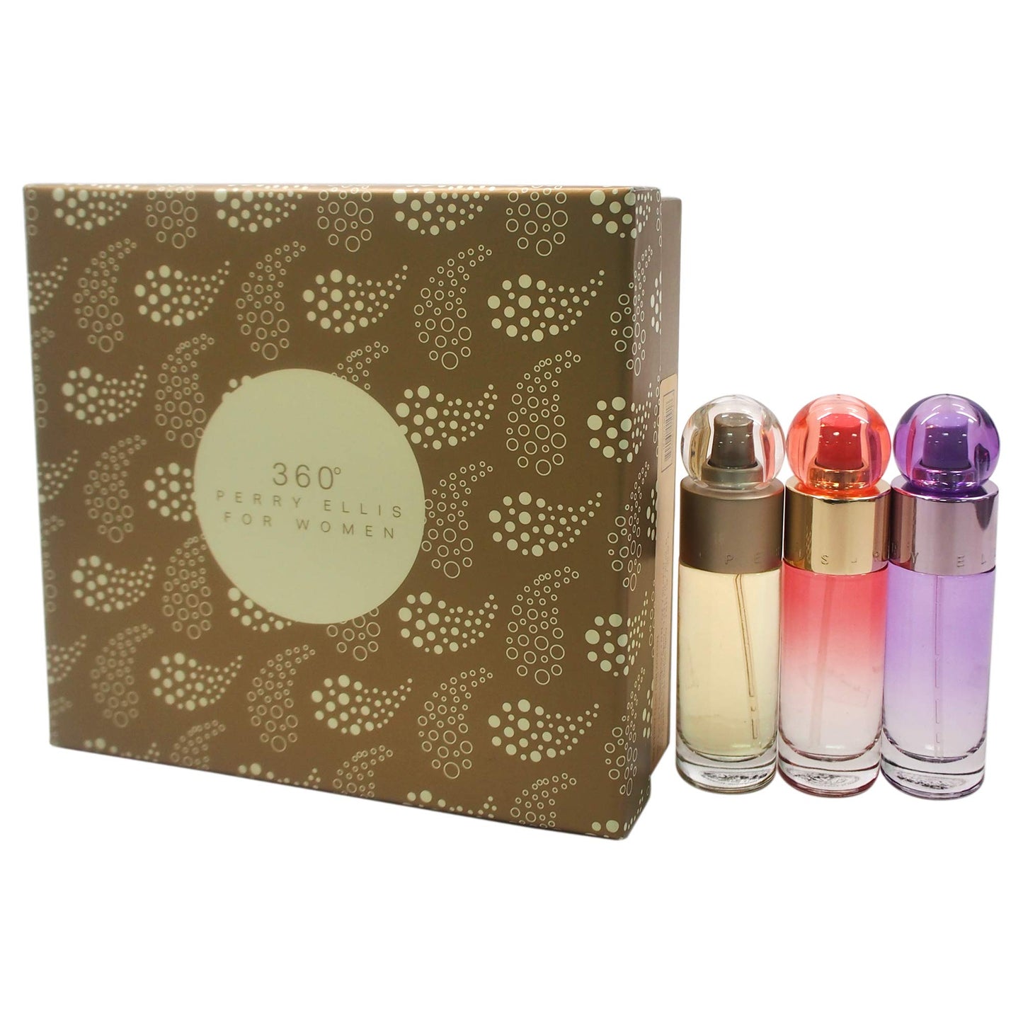 Perry Ellis 360° for Women 3-Piece Gift Set - Perfume Gift Set, EDP Spray & Body Mist, Eau de Parfum, Luxury Women's Fragrance Set - 360° Women