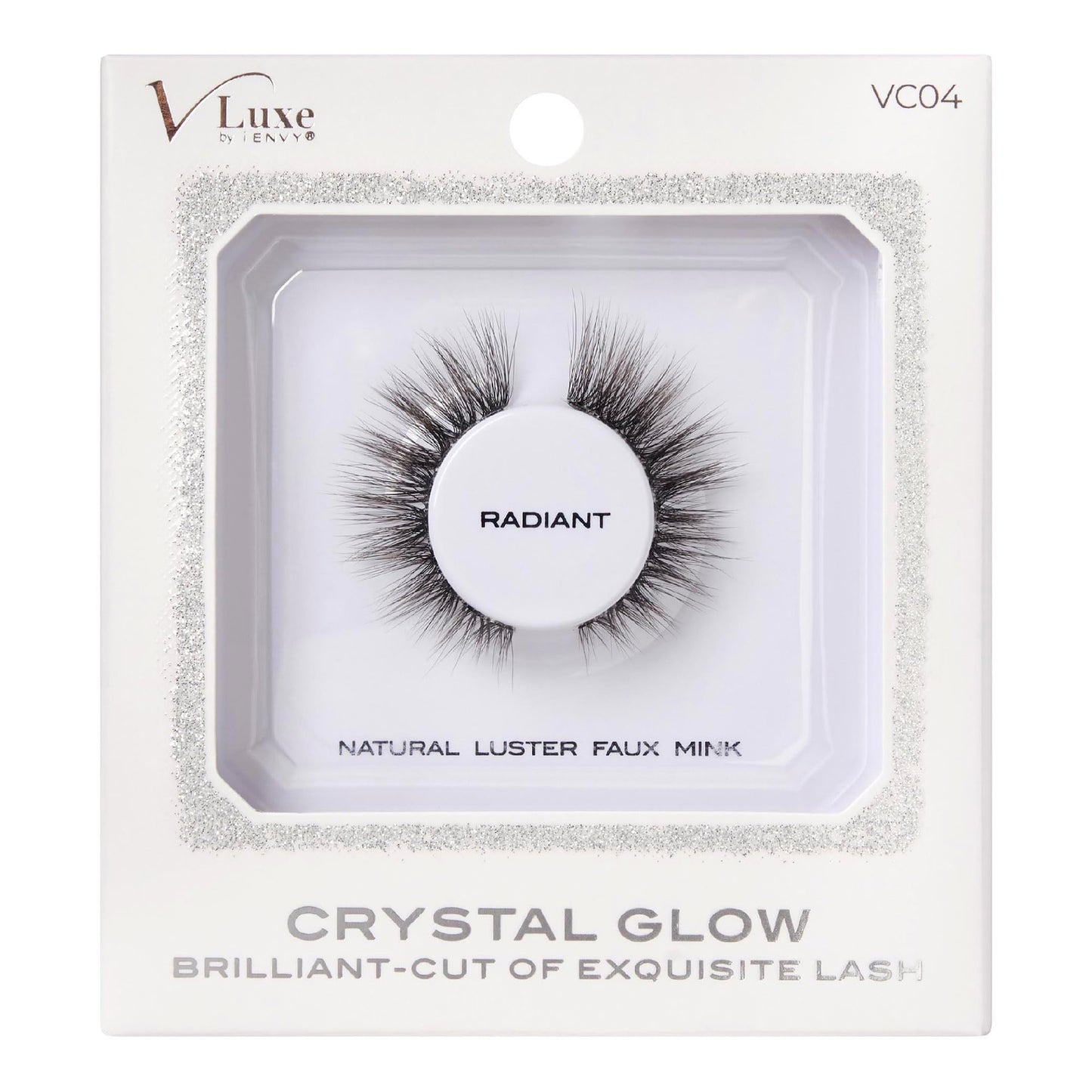 i•ENVY Crystal Glow False Eyelashes, Natural Luster Faux Mink Fake Eye Lash with Special Cut, Luminous Shine & Subtle Sparkle for Stunning Natural…