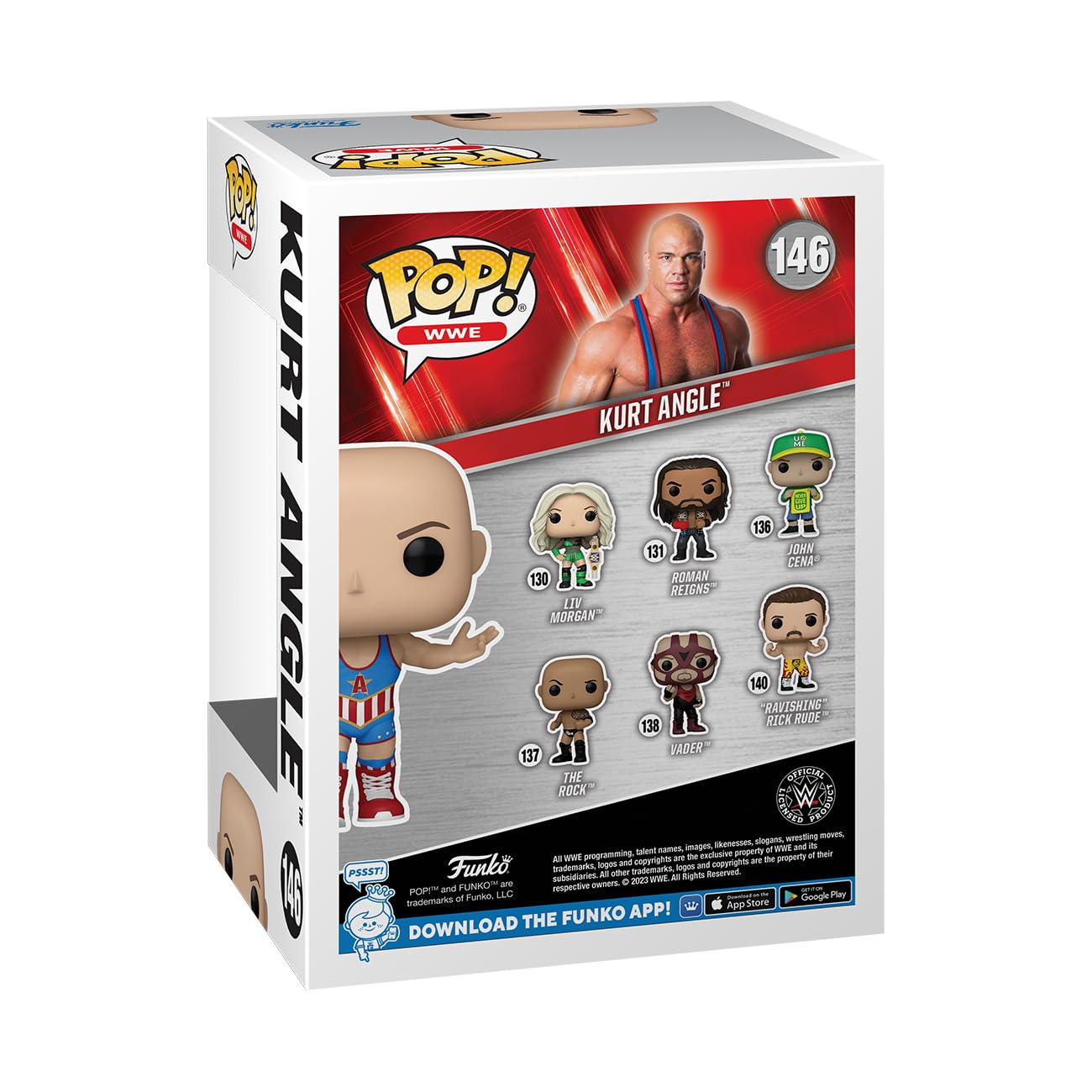 Funko POP! WWE: Kurt Angle - Collectable Vinyl Figure - Gift Idea - Official Merchandise - for Kids & Adults - Sports Fans - Model Figure…