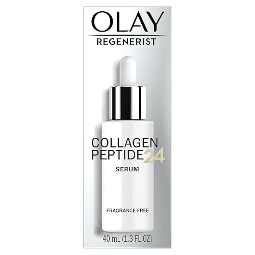 Olay Collagen Peptide Visibly Firming Serum, Fragrance-Free, 1.3 FL OZ (40 mL)