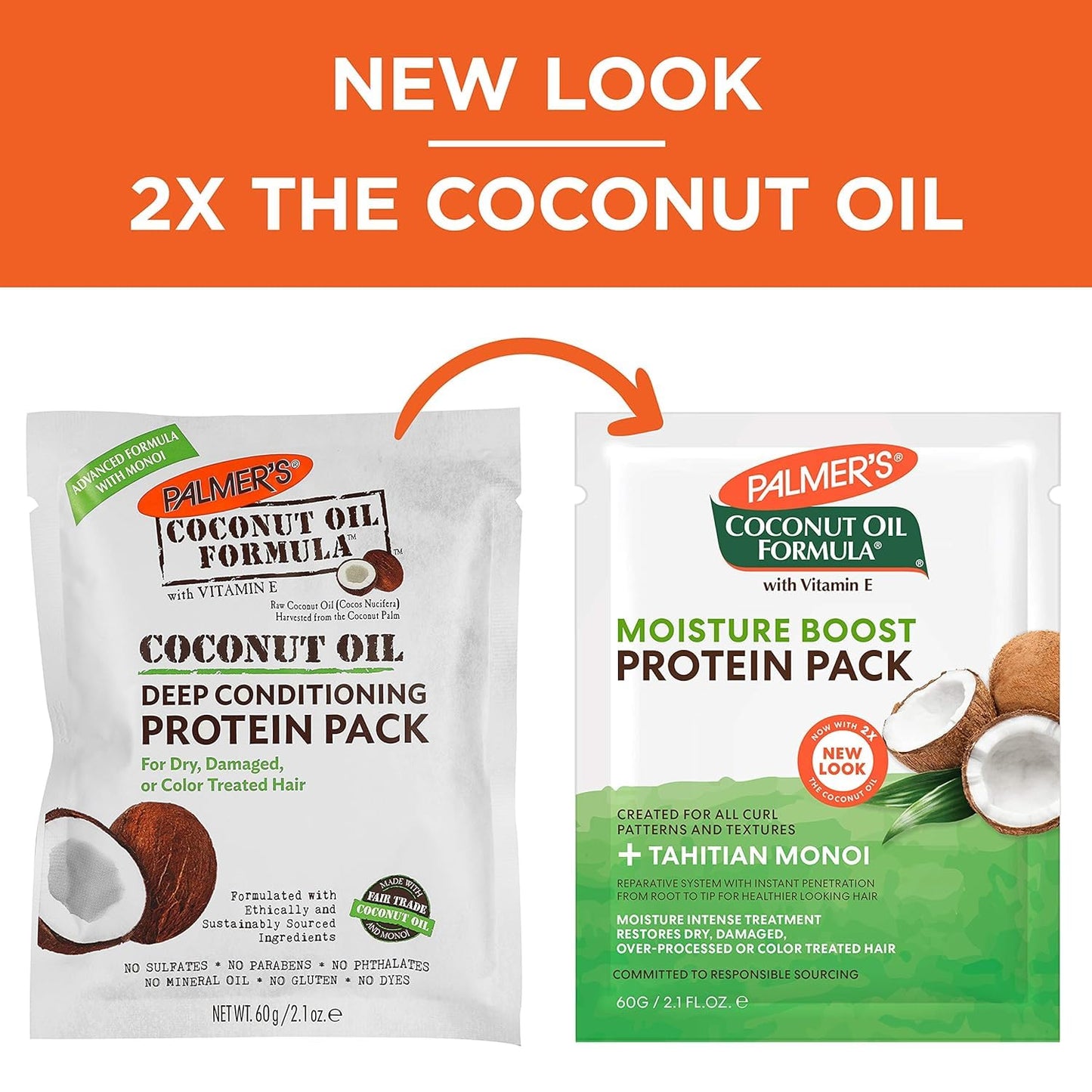 Palmer's Coconut Formula Moisture Boost 2.1 Oz. Protein Pack