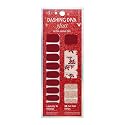 Dashing Diva Gloss Nail Strips - Poinsettia Princess - UV Free, Chip Resistant, Long Lasting Gel Nail Stickers - 3-Piece Manicure Set - Contains 32 Beauty & Personal Care Dashing Diva