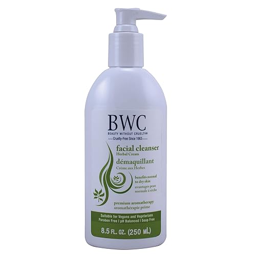 Beauty Without Cruelty Herbal Cream Facial Cleanser, 8.5 Ounces