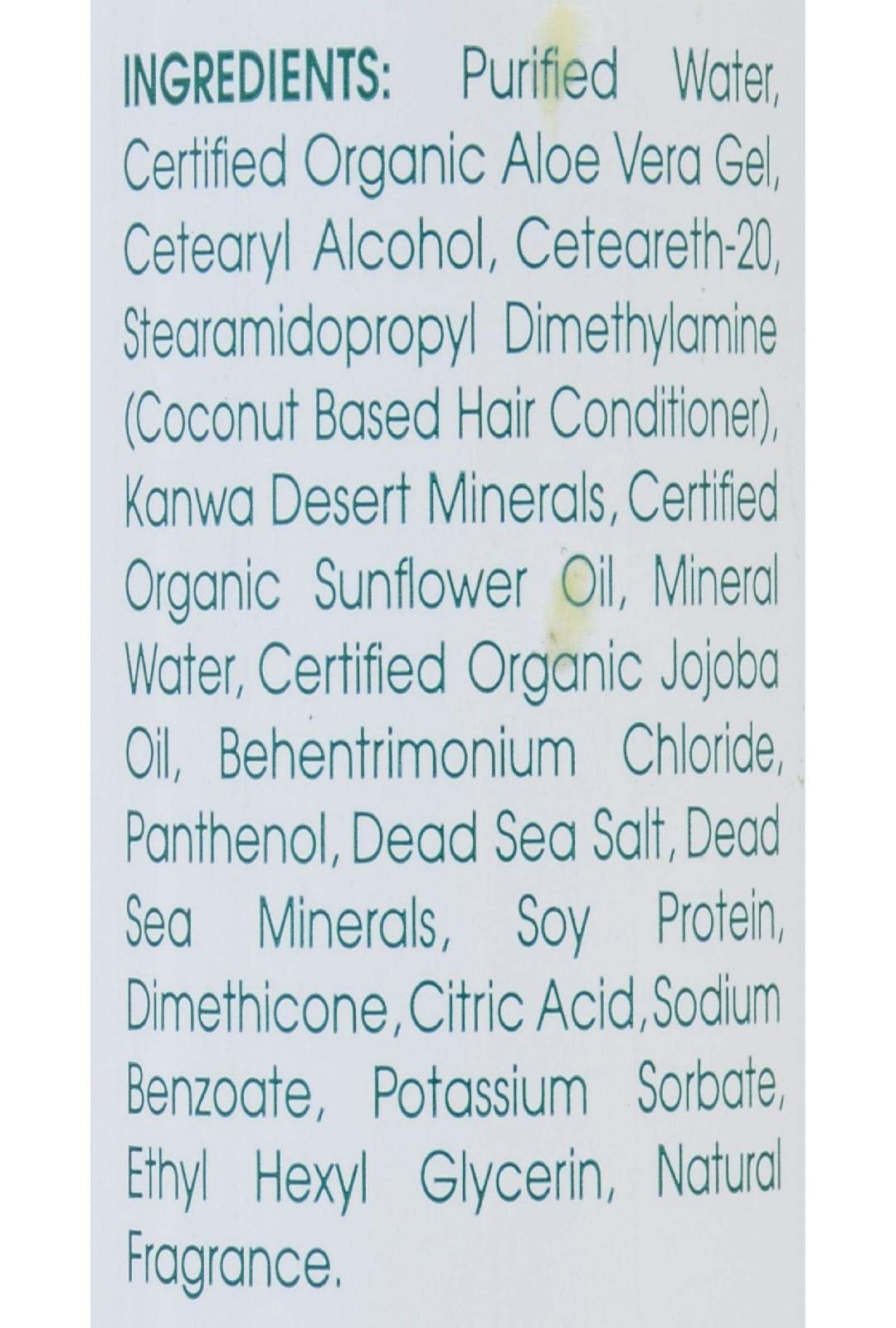 Adama Ancient Mineral White Coconut Conditioner Zion Health 16 oz Liquid