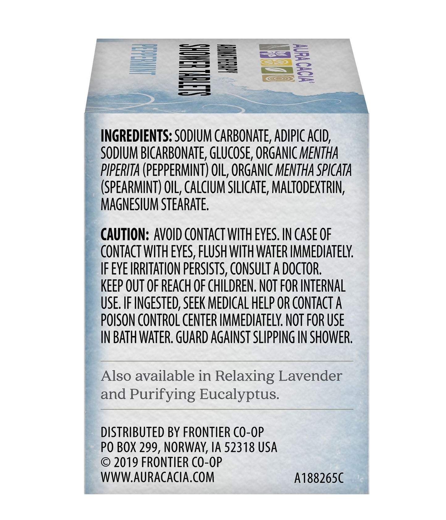 Aura Cacia Aromatherapy Shower Tablets, Reviving Peppermint, 3 Ounce (Pack of 3)