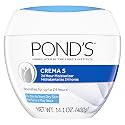 Pond's Nourishing Moisturizing Cream, Crema S, Fragrance Free, Ivory, 14.1 Oz